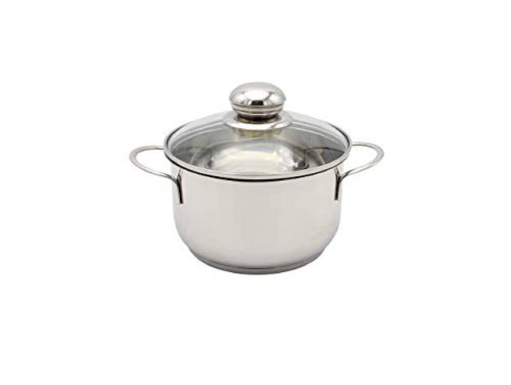 Krüger Edelstahl Fleischtopf Saturn Ø 16 cm (1,5 L) Kochtopf