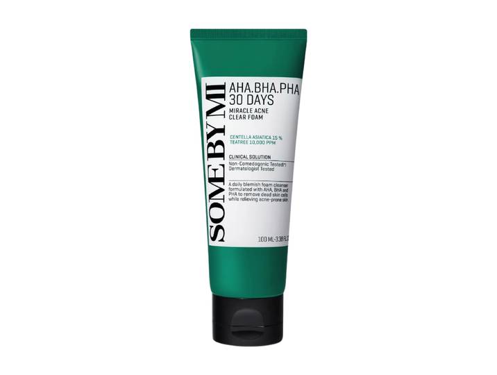 Some By Mi AHA/BHA/PHA Miracle schuimreiniger tegen acne - 100 ml