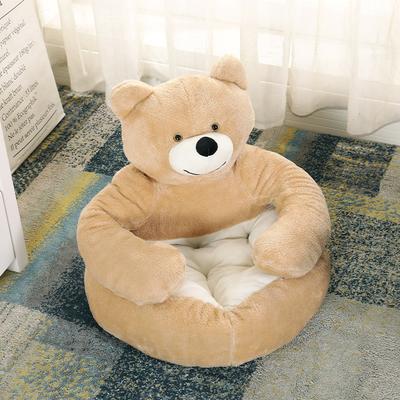 Youfap Market Cozy Plush Dog Bed Basket For Dogs & Cats, Small To Large, Washable khaki m