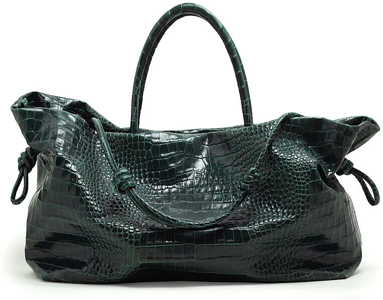 JULIA SKERGETH Ledertasche - Henkeltasche TAKEAWAY SLOUCH Large dunkelgrün EG