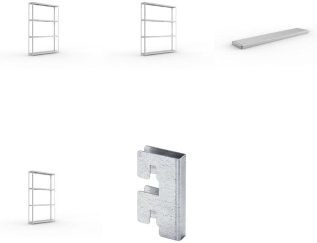 Set META-Regalbau GmbH & Weitspannregal Speed-RackGr 2970x2000x400 mm +...