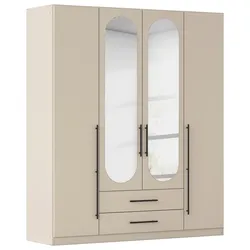 Drehtürenschrank Velora Champagnerfarben
