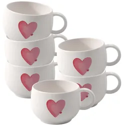 Like. by Villeroy & Boch, Tasse, With Love Espressotassen (60 ml, 6x)
