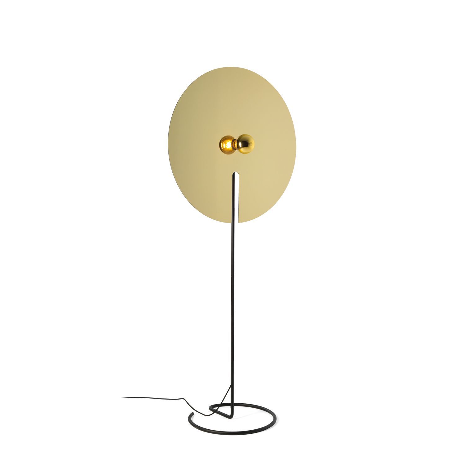 Wever & Ducré Stehleuchte MIRRO FLOOR 3.0 G95 G-B helles gold Ø75cm 6312E0GB0 5404037331659