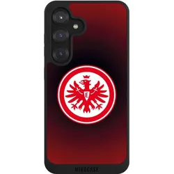 Nivocase Handyhülle für Samsung Galaxy S25 Hülle NIVOpure Case Schwarz Eintracht Frankfurt Offizielles (Samsung Galaxy S25), Smartphone Hülle, Schwarz