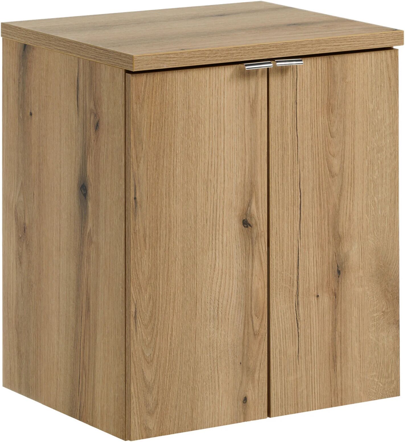 garneroarredamenti Mobile bagno sospeso 50cm 2 ante rovere Rovery