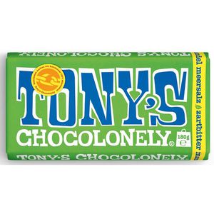Tonys-Chocolonely Tafelschokolade Zartbitter, 51% Kakaogehalt, Mandel&Meersalz, Fairtrade, 180g
