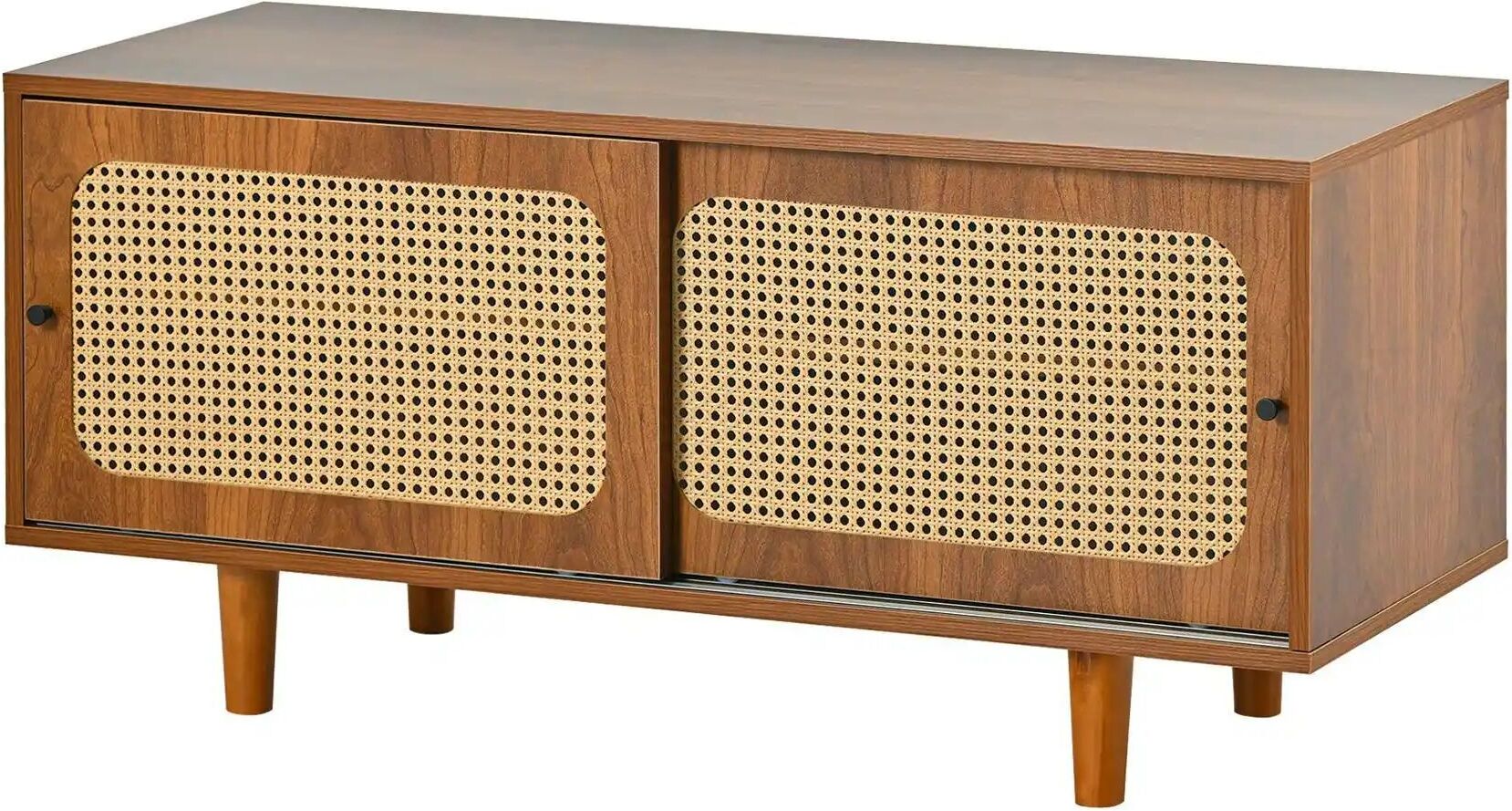 Höffner Sideboard   ¦ holzfarben ¦ Maße (cm): B: 104 H: 48