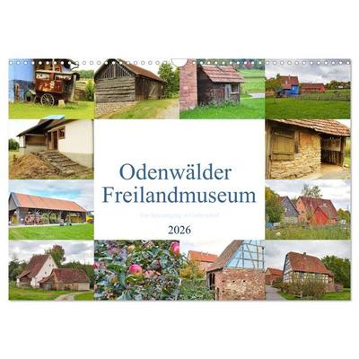 Odenwälder Freilandmuseum - Ein Spaziergang in Gottersdorf (Wandkalender 2026 DIN A3 quer), CALVENDO Monatskalender