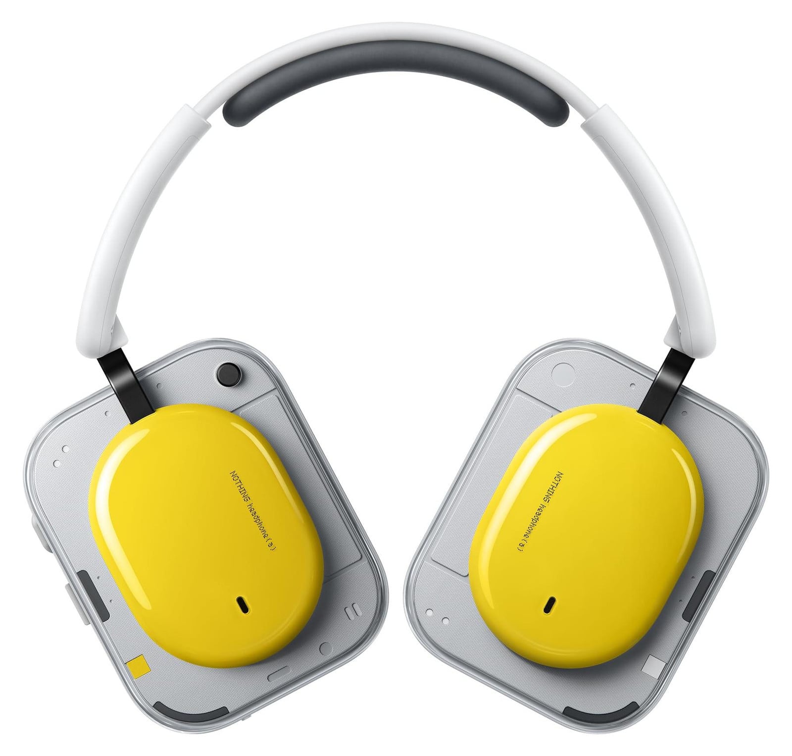 Nothing Headphones (a) Koptelefoon met microfoon, Geel, Bekabeld en draadloos