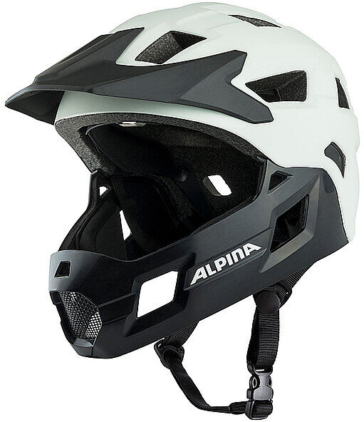 ALPINA Kinder Fullface MTB-Helm Rupi weiss B