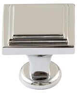 "Utopia Alley Valetta Cabinet Ring Pull Knob -Decorative Chrome Drawer Pull Knobs 0.94"""
