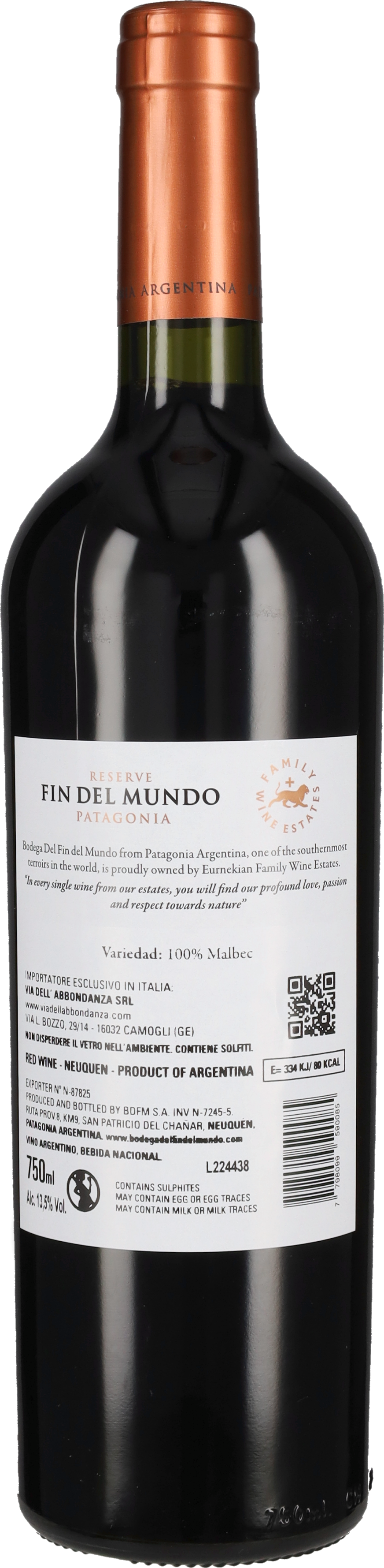 Malbec Reserva Fin Del Mundo 2023