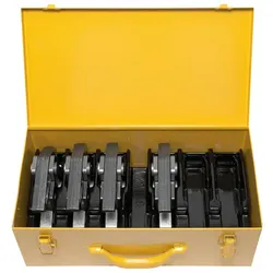 Presszangen US 3/8"-1/2"-3/4"-1" in stabilen Stahlblechkasten