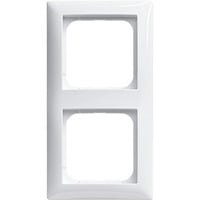 Rahmen zwei-fach mit Sichtfenster und Beschriftungsträger, Kunststoff, glänzend Retail