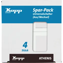 Kopp Universalschaltzer ATHENIS rein-weiß Profi-Pack