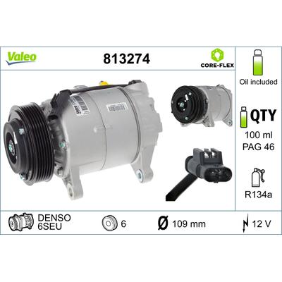 VALEO Kompressor, Klimaanlage 813274 für BMW (BRILLIANCE) MINI
