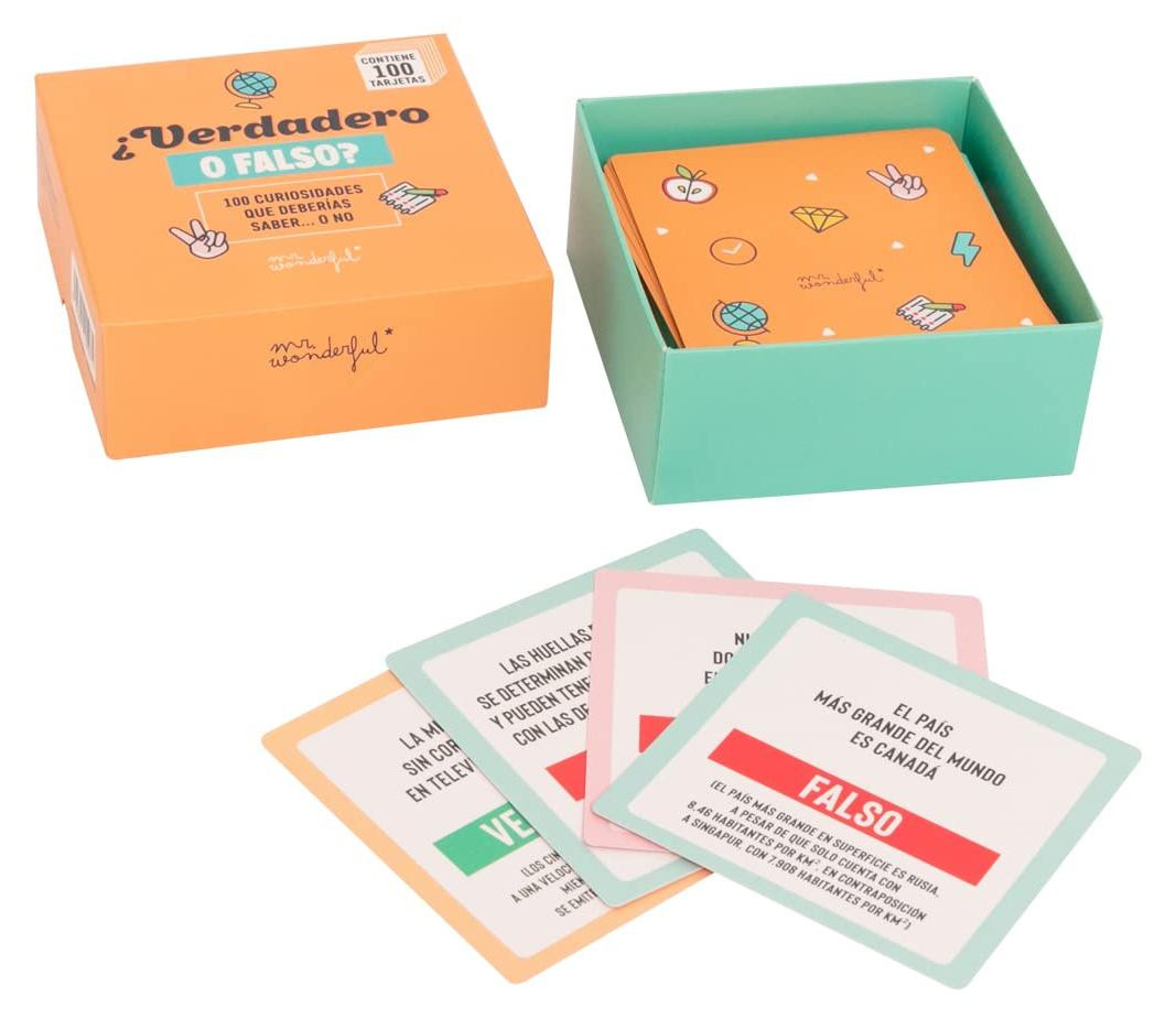 Mr. Wonderful Kaartspel Waar of niet waar?