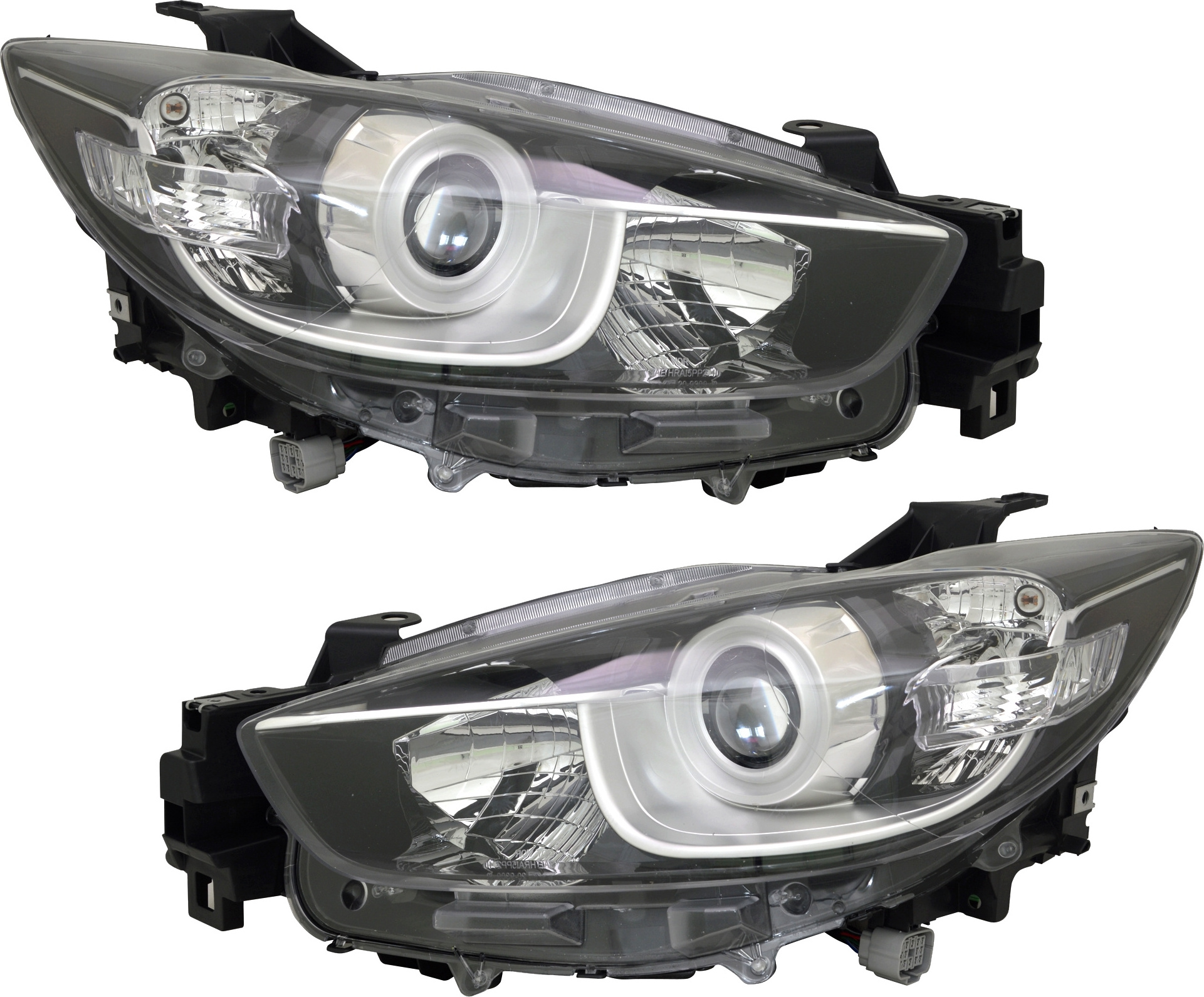TYC Scheinwerfer Set für Mazda CX-5 KE GH 11-15 Tagfahrlicht LWR H11 H15 TYC