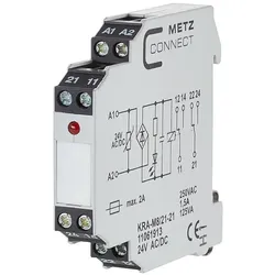 Metz Connect 11061913. Produktfarbe: Weiss, Temperaturbereich in Betrieb: -20, Relais