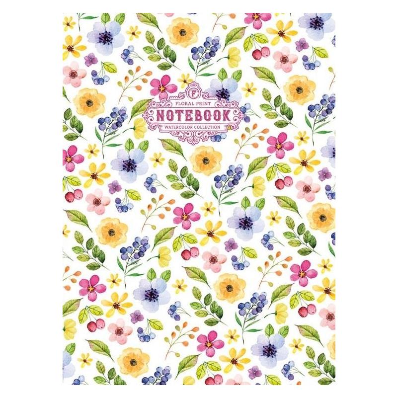 Fresh Dekoratives Notizbuch 64 Seiten karierte Rosenblüten (Kariert) (486588)
