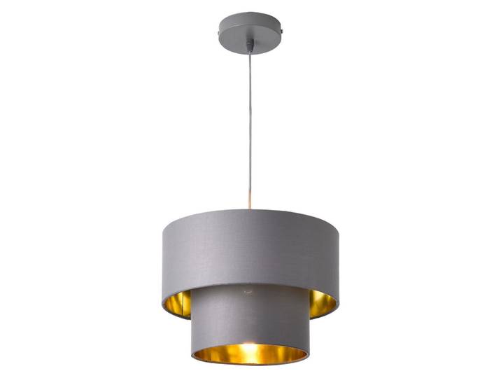 lux.pro Hängeleuchte Lopar, Grau, Metall, E27, 30x149x30 cm, Lampen & Leuchten, Innenbeleuchtung, Hängelampen, Pendelleuchte