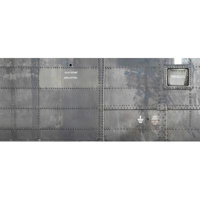 Fototapete ARCHITECTS PAPER "Heli", grau, B:6m L:2,5m, Vlies, Tapeten, Vlies, Wand, Schräge