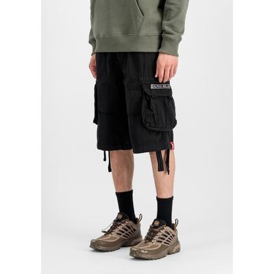 Shorts ALPHA INDUSTRIES "Jet Shorts", Herren, Gr. 29, Normalgrößen, schwarz, Obermaterial: 100% Baumwolle, Hosen Shorts