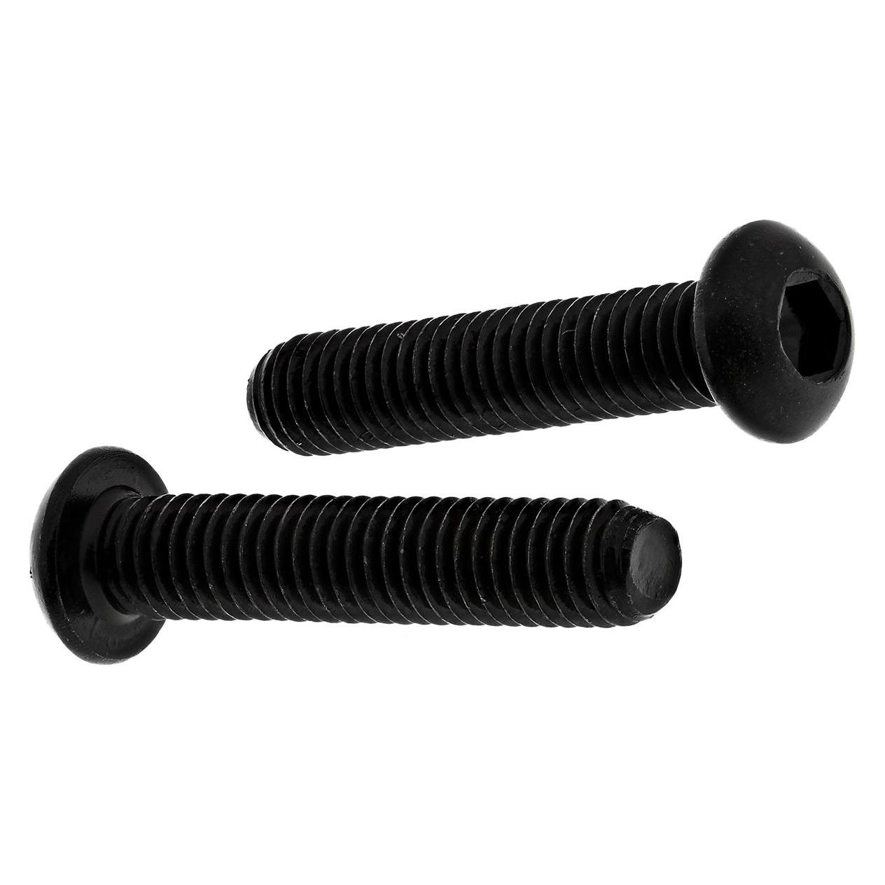 RS PRO Blk steel skt button head screw,M6x30mm (8229123)