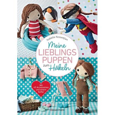 Meine Lieblingspuppen zum Häkeln - Mit 45 Accessoires und einem Koffer, Gebundene Ausgabe von Isabelle Kessedjian, Bassermann, 978-3-8094-5401-4