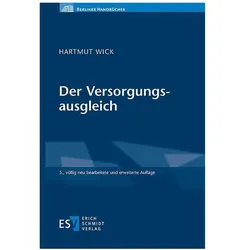 Der Versorgungsausgleich, Fachbücher von Hartmut Wick