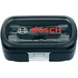 Bosch Professional Zubehör, Steckschlüssel + Stecknuss, 6-tlg. Steckschlüssel-Set, 6–13 mm (10 mm, 12 mm, 13 mm, 6 mm, 7 mm, 8 mm)