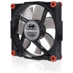In Win Aurora RGB-LED Lüfter, 120mm, 3er Set (120 mm, 3x), PC Lüfter, Schwarz, Transparent