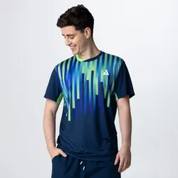 Joola Shirt Geo Competition 25 navy/grün XS - XS