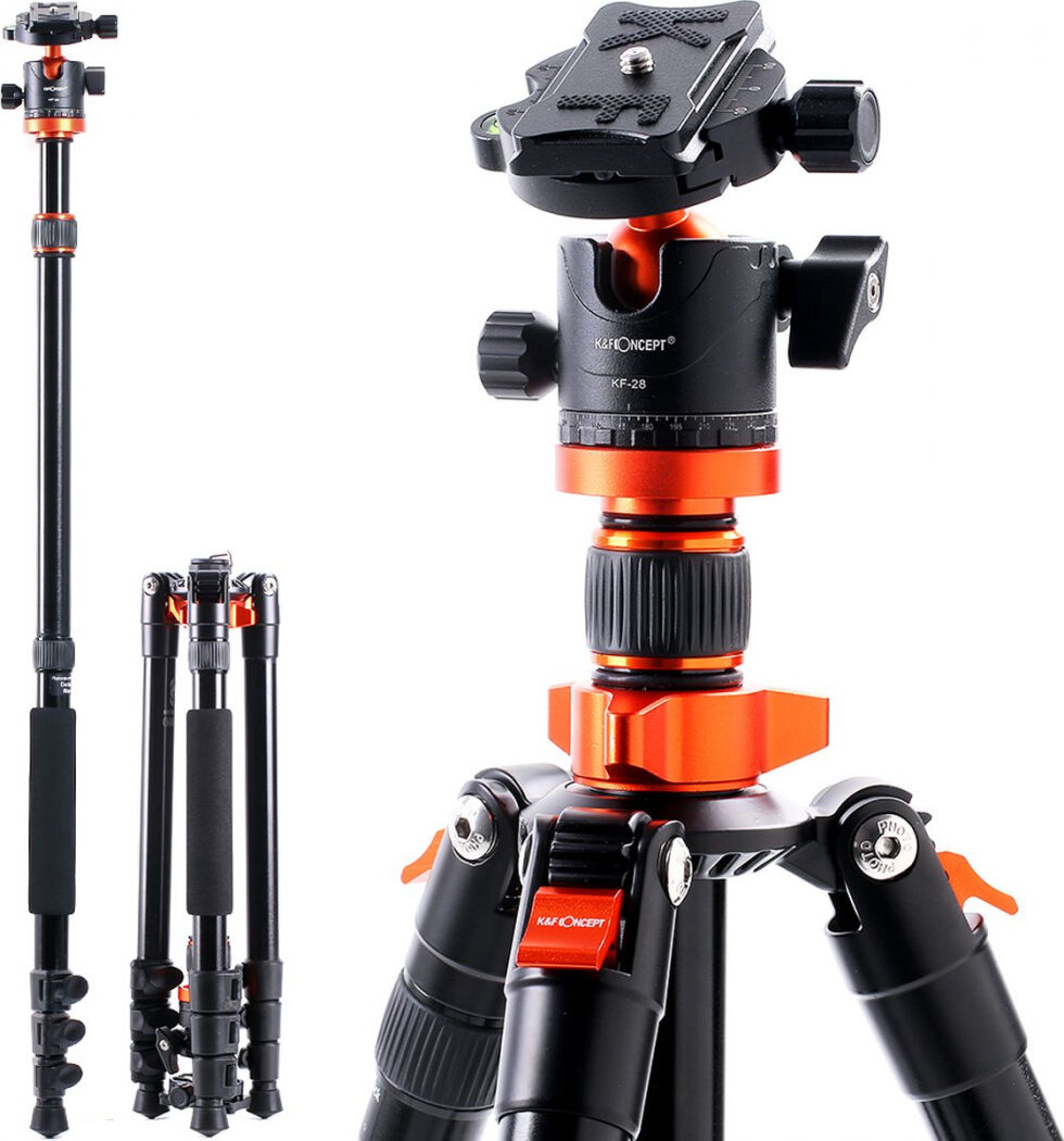 K&F Concept Tripod SA254M2 175cm mit Monopod