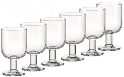 Bormioli Rocco Set of 6 Hosteria Glasses