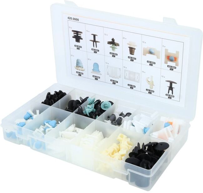 Jeu de clips de fixation - Audi, 160 pcs ; KS Tools (420.0000)