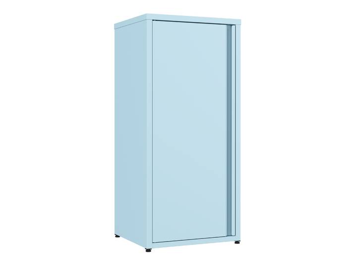 Aktenschrank mit 2 Böden YUKON 40 x 88 cm hellblau