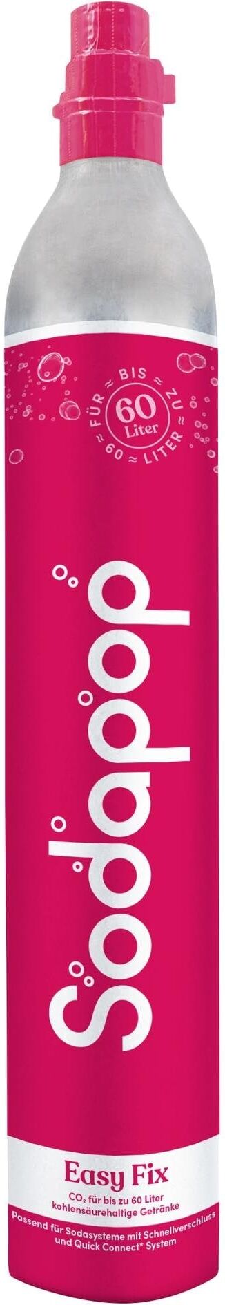 Wassersprudler "Sodapop Easy Fix 425 g", pink (bunt), Wassersprudler, Wassersprudler bunt Einheitsgröße