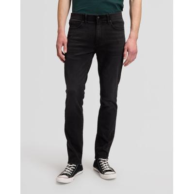 Skinny-fit-Jeans LEE "Extreme Motion", Herren, Gr. 34, Länge 34, schwarz (noise), Denim/Jeans, Obermaterial: 71% Baumwolle, 28% Polyester, 1% Elasthan, skinny fit lang, Jeans, Skinny fit