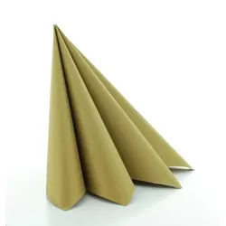 Sovie HORECA Serviette Gold aus Linclass® Airlaid 40 x 40 cm, 50 Stück