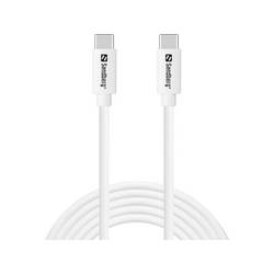 Sandberg USB-C® Kabel USB 2.0 200 m Weiß 336-53