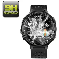 3x 9H Hartglas für Garmin Forerunner 220 42mm Panzerfolie Displayschutz HD KLAR