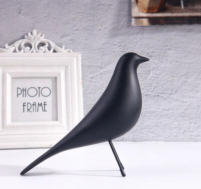 Uplift Treasures Nordic Minimalist Bird Resin Sculpture Decor bf70617