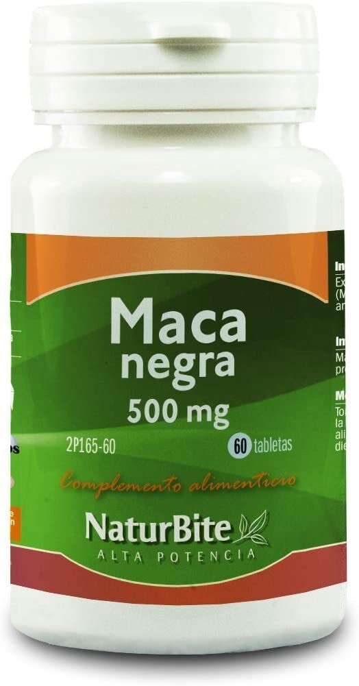 Naturbite Black Andean Maca 500 mg 60 Tablets