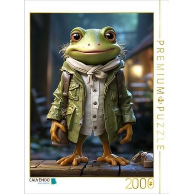 CALVENDO Puzzle Frosch Hugo | 2000 Teile Lege-Größe 90x67cm Foto-Puzzle für glückliche Stunden, Sonstige von , Calvendo Puzzle