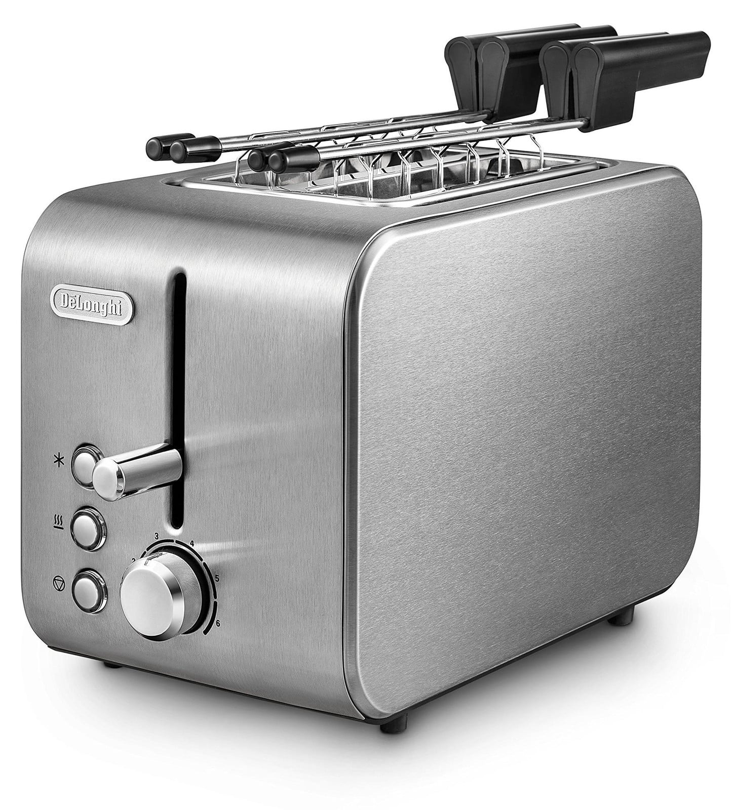 De'Longhi CTX 2203 broodrooster met 2 sleuven, Zilver, 550 W