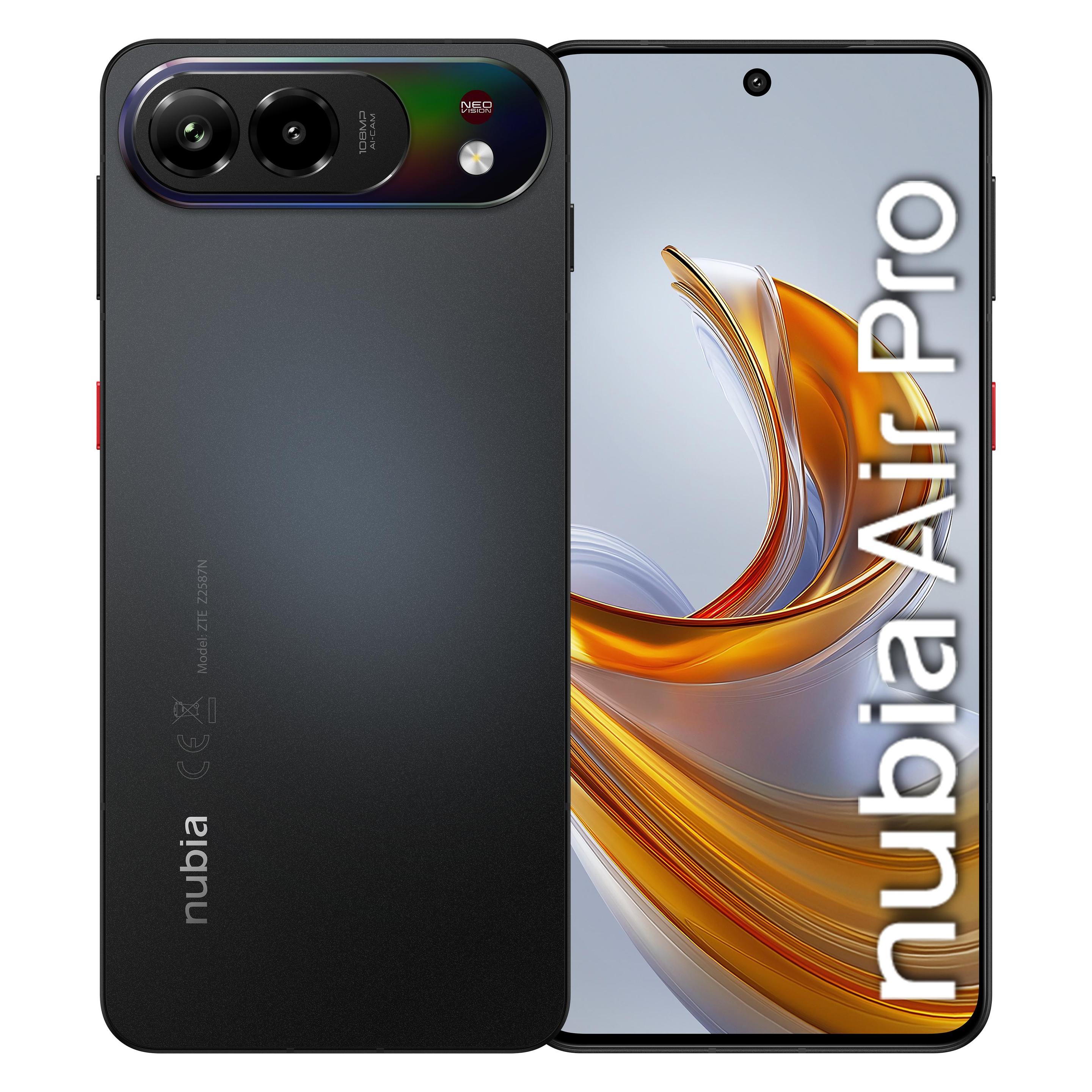 Nubia Mobile Phone Air Pro / 8GB / 512GB (512 GB, Prime Black, 6.77", Dual SIM, 5G) (6902176173905)
