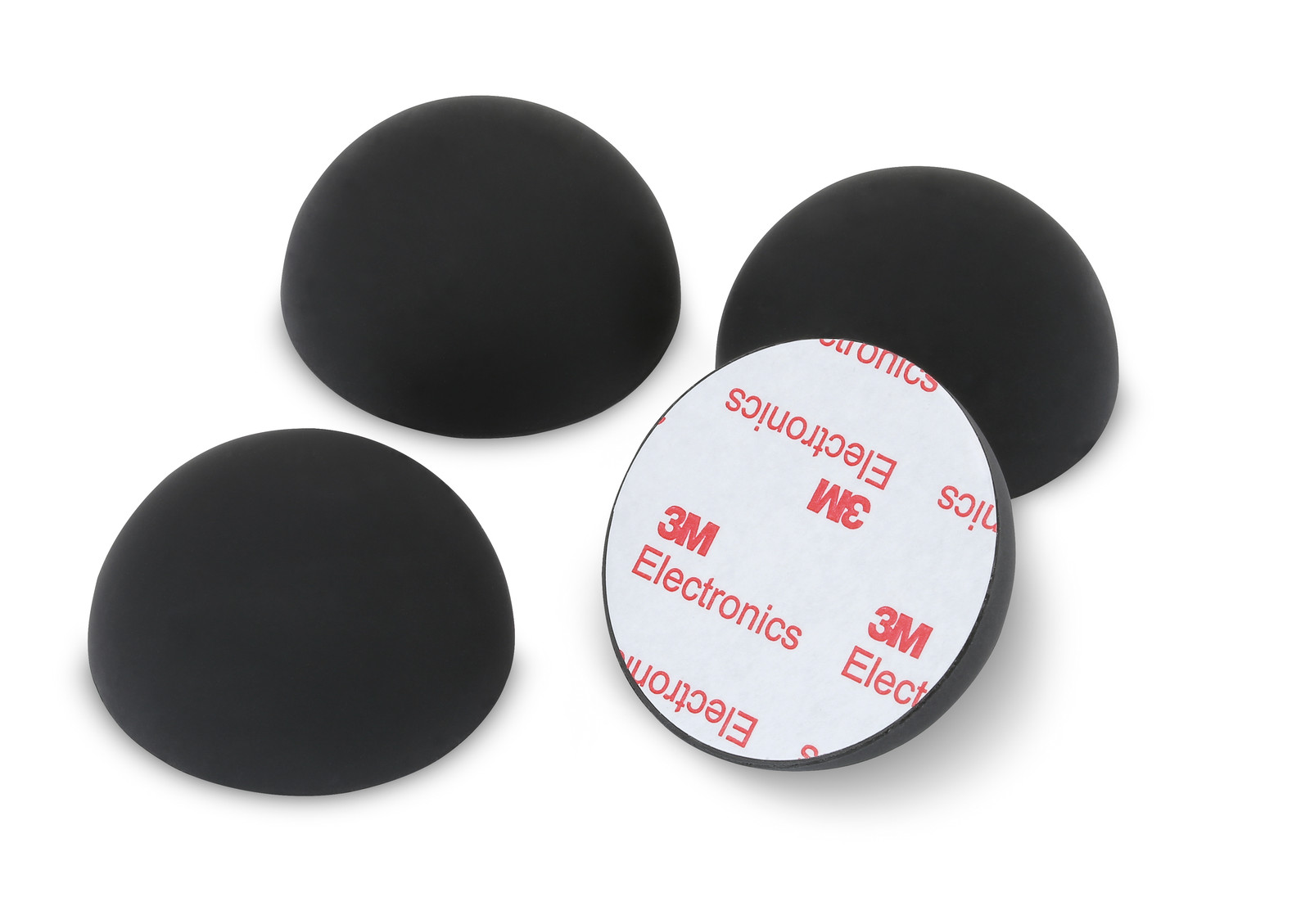 Dynavox ED50 siliconen-elastomeer dempers, set van 4 universele absorberende voetjes voor HiFi-apparatuur