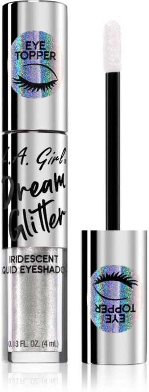 L.A. Girl Cosmetics Dream Glitter fard à paupières liquide pailleté teinte Iridescent Dream 4 ml